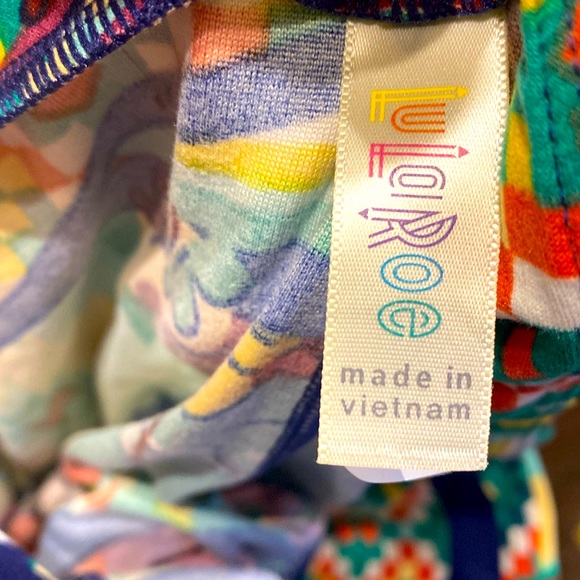 Plus Size Soft Multi color Women’s Lularoe Leggings Skiing Santa Graphic sz TC2 - Picture 5 of 6